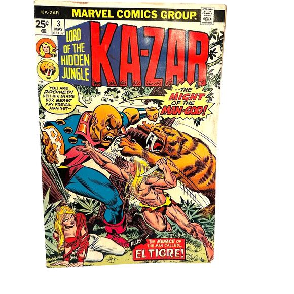 Ka-Zar #3 May 1974 Bronze Age Marvel Comic‎ Book 02492 - Picture 1 of 8